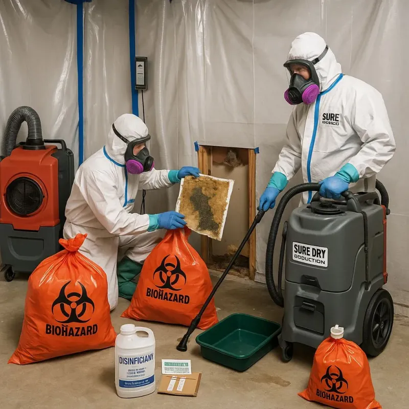 Contaminated Water Handling Protocols process in Stanton, MI