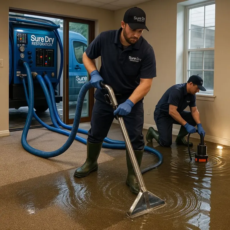 Water Extraction and Removal process in Stanton, MI